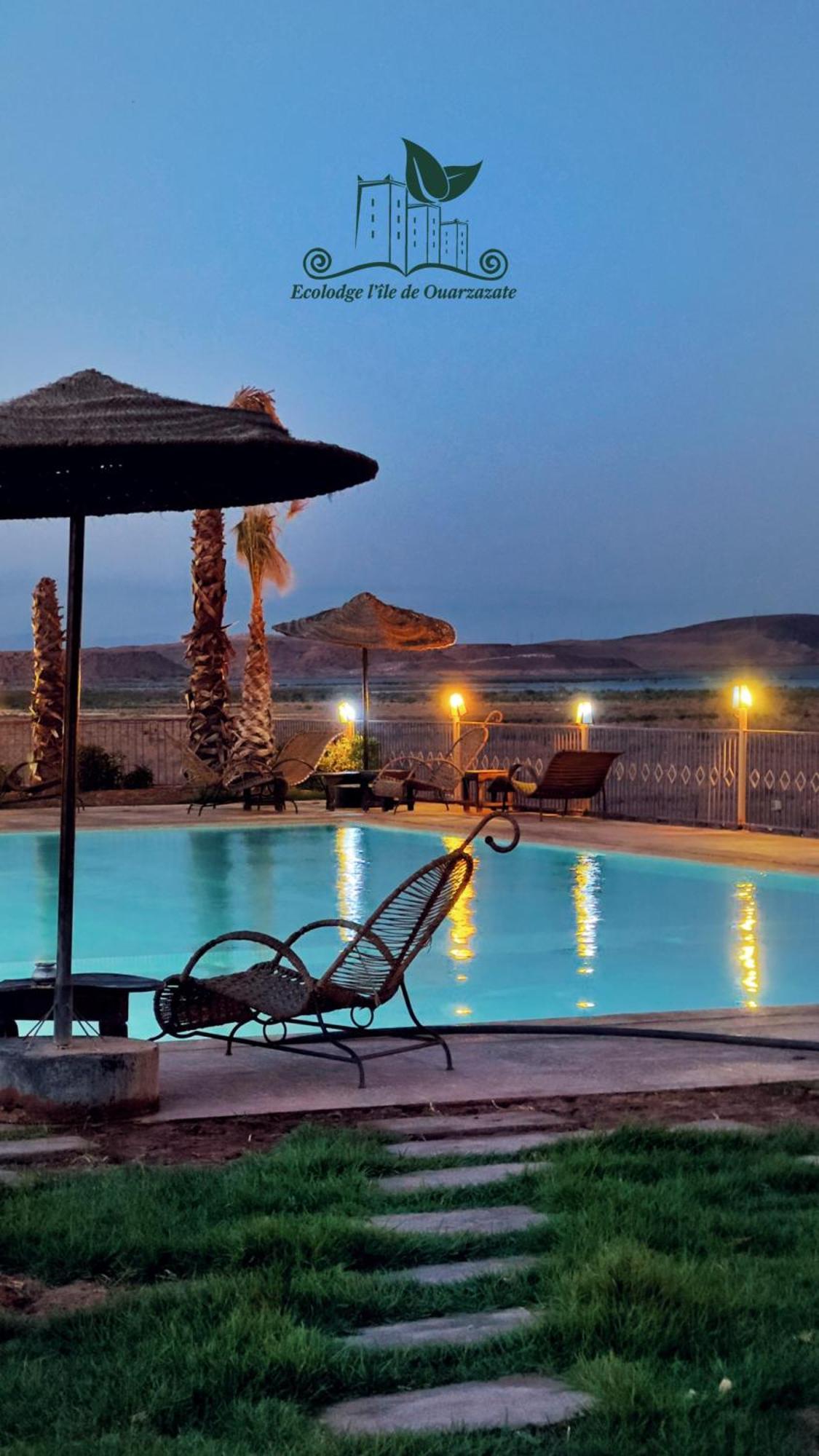 Ecolodge L'Ile De Ouarzazate Tarmigt Exterior foto